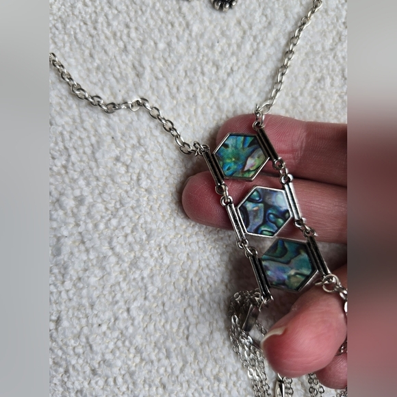Free People Silver and Turquoise Necklace - Picture 8 of 12